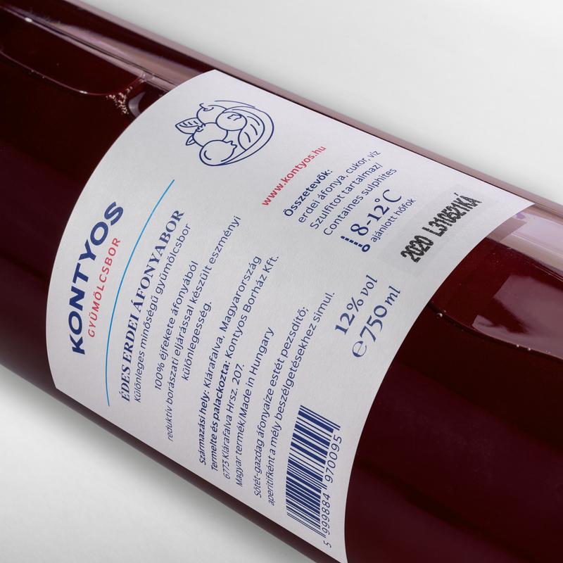 KLÁRA ÉDES ÁFONYABOR 0,75L