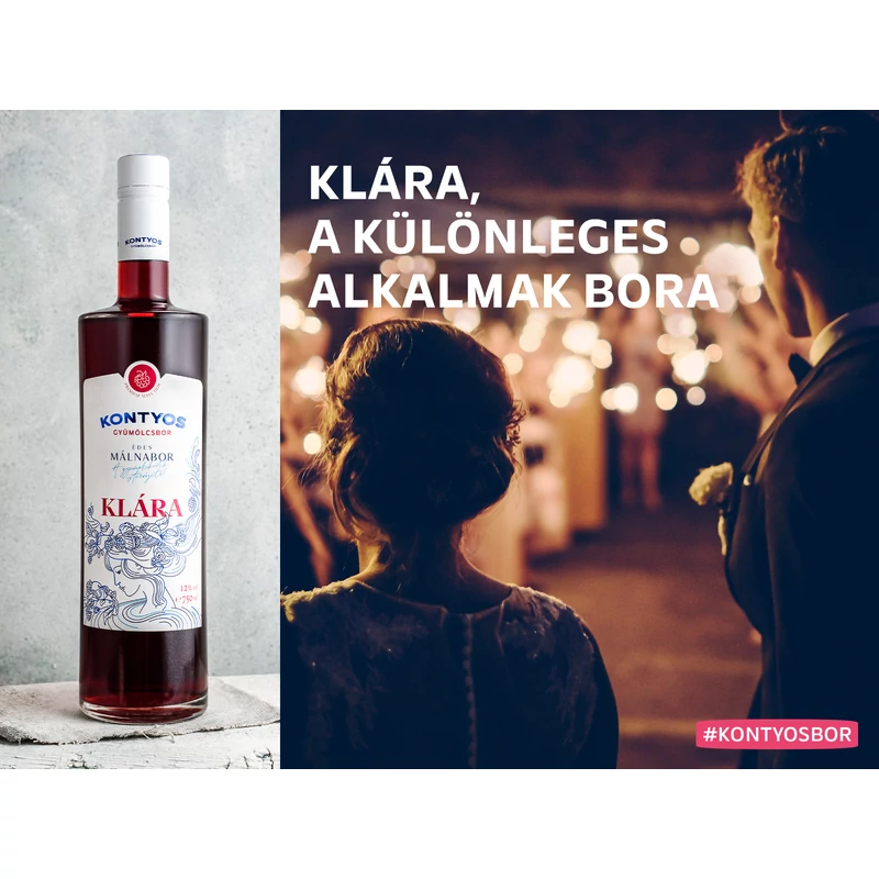 KLÁRA ÉDES MÁLNABOR 0,75 L