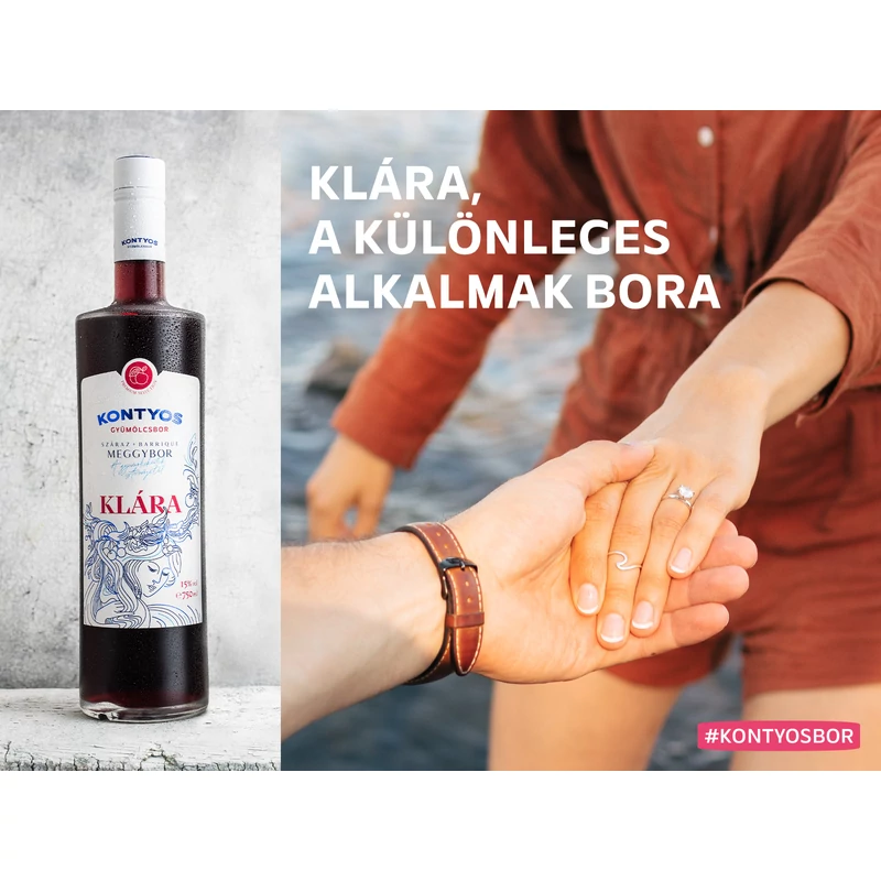 KLÁRA SZÁRAZ BARRIQUE MEGGYBOR 0,75 L