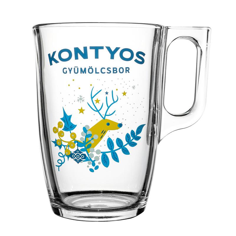 Üvegbögre 0,25 L